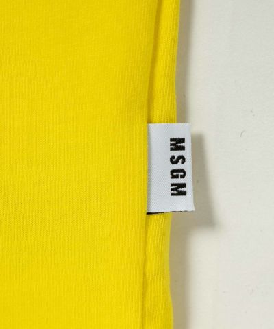 MSGM(エムエスジーエム)Kids & Junior ワンポイントブランドロゴ半袖Tシャツカットソー