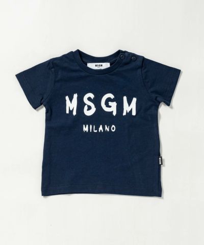 MSGM(エムエスジーエム)Baby ブランドロゴ半袖Tシャツカットソー