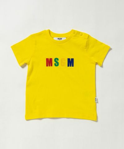 MSGM(エムエスジーエム)Baby ブランドロゴ半袖Tシャツカットソー
