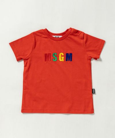 MSGM(エムエスジーエム)Baby ブランドロゴ半袖Tシャツカットソー