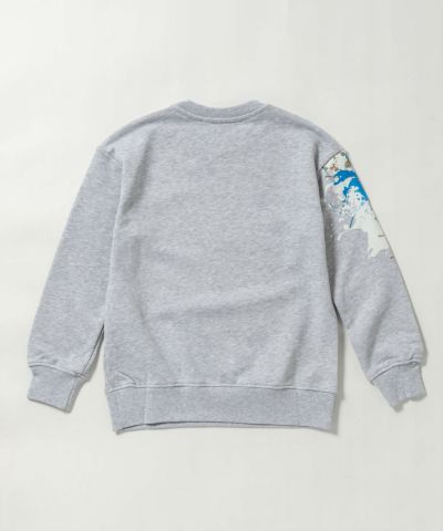 MSGM(エムエスジーエム)Kids & Junior ブランドロゴデザイン長袖スウェットプルオーバー