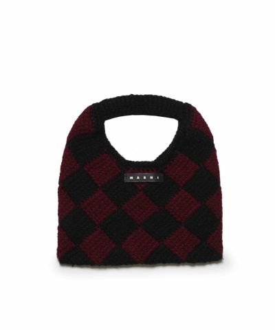 MARNI(マルニ)Kids & Junior MW84F - DIAMOND CROCHET BORSA ダイヤモンドクロシェ かぎ針編みハンドバッグ