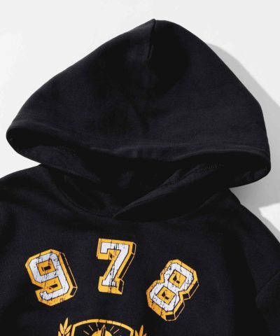 DIESEL(ディーゼル)Kids & Junior ブランドロゴ長袖フーディーパーカー