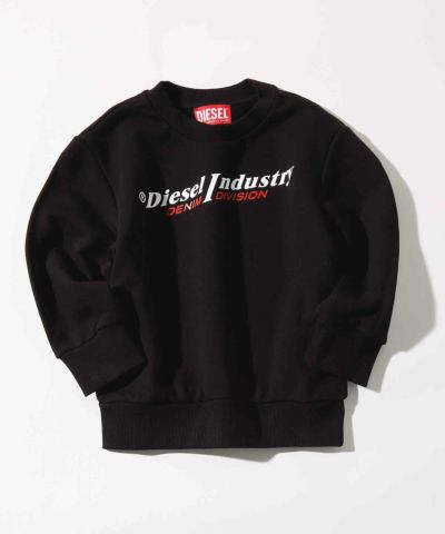 DIESEL(ディーゼル)Kids & Junior ブランドロゴ長袖スウェットプルオーバー