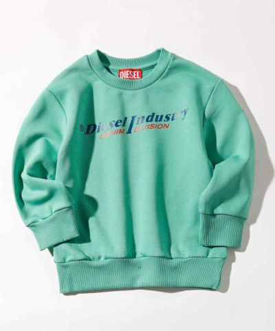 DIESEL(ディーゼル)Kids & Junior ブランドロゴ長袖スウェットプルオーバー