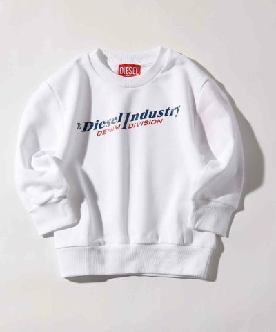 DIESEL(ディーゼル)Kids & Junior ブランドロゴ長袖スウェットプルオーバー