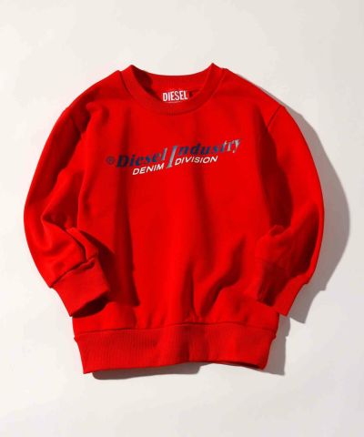 DIESEL(ディーゼル)Kids & Junior ブランドロゴ長袖スウェットプルオーバー