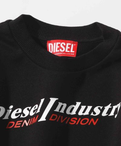 DIESEL(ディーゼル)Kids & Junior ブランドロゴ長袖スウェットプルオーバー
