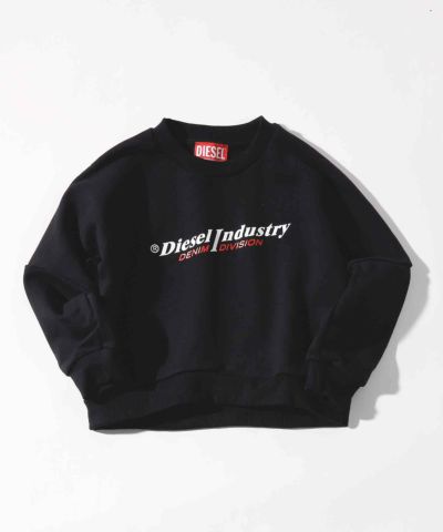 DIESEL(ディーゼル)Kids & Junior ブランドロゴ長袖スウェットプルオーバー