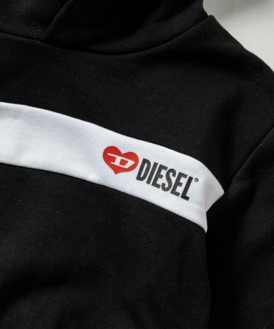 DIESEL(ディーゼル)Kids & Junior ブランドロゴフーディーパーカー