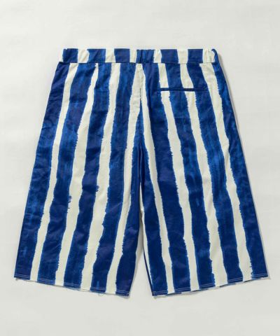 MARNI(マル二)Kids & Junior ワンポイントブランドロゴストライプショートパンツ