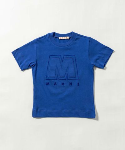 MARNI(マル二)Kids & Junior ブランドロゴ半袖Tシャツカットソー