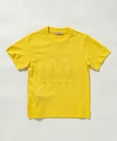 MARNI(マル二)Kids & Junior ブランドロゴ半袖Tシャツカットソー
