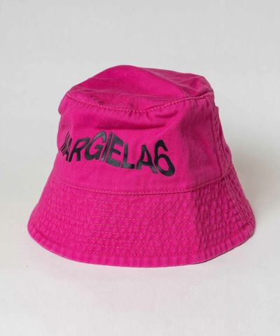 MM6 Maison Margiela(エムエム6 メゾン マルジェラ) Kids & Junior ブランドロゴバケットハット帽子