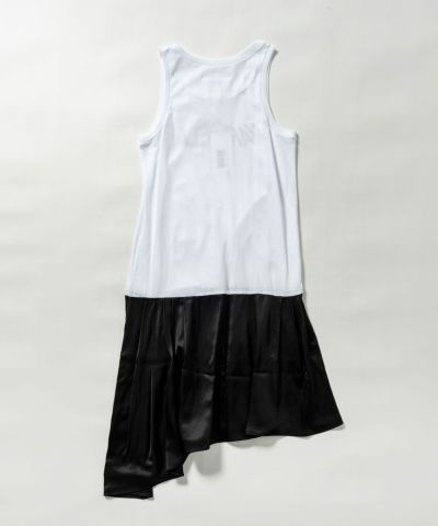 MM6 Maison Margiela(エムエムシックス)Kids & Junior ブランドロゴノースリーブ切り替えワンピース