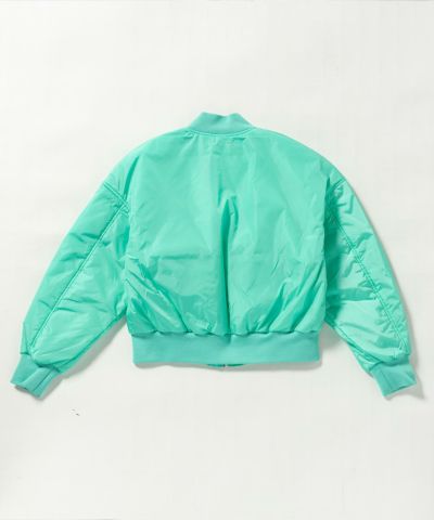 MM6 Maison Margiela(エムエム6 メゾン マルジェラ) Kids & Junior ワンポイントブランドロゴジップアップジャケットブルゾン