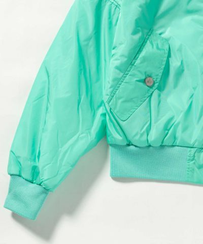 MM6 Maison Margiela(エムエム6 メゾン マルジェラ) Kids & Junior ワンポイントブランドロゴジップアップジャケットブルゾン