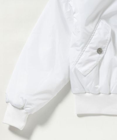 MM6 Maison Margiela(エムエム6 メゾン マルジェラ) Kids & Junior ワンポイントブランドロゴジップアップジャケットブルゾン