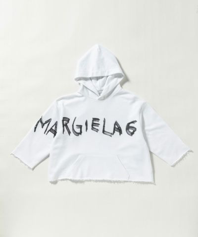MM6 Maison Margiela(エムエムシックス)Kids & Junior ブランドロゴフーディーパーカー