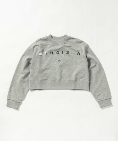 MM6 Maison Margiela(エムエム6 メゾン マルジェラ) Kids & Junior ブランドロゴ長袖スウェットプルオーバー