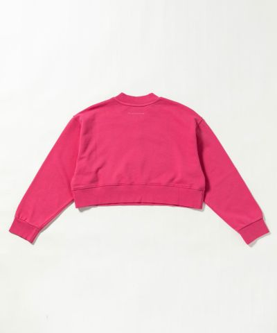 MM6 Maison Margiela(エムエム6 メゾン マルジェラ) Kids & Junior ブランドロゴ長袖スウェットプルオーバー