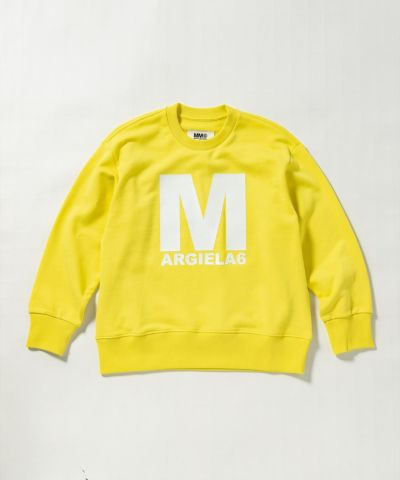 MM6 Maison Margiela(エムエム6 メゾン マルジェラ) Kids & Junior ブランドロゴ長袖スウェットプルオーバー