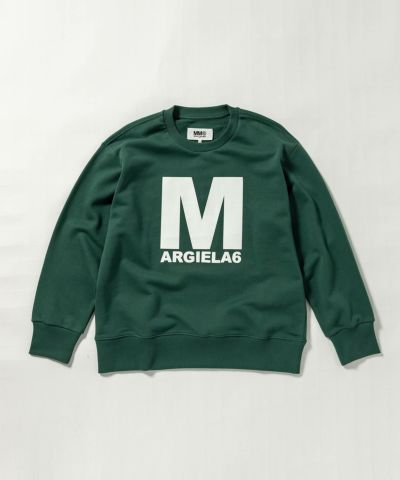 MM6 Maison Margiela(エムエム6 メゾン マルジェラ) Kids & Junior ブランドロゴ長袖スウェットプルオーバー