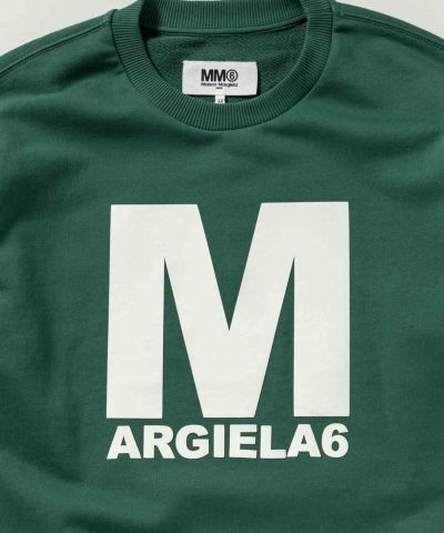 MM6 Maison Margiela(エムエム6 メゾン マルジェラ) Kids & Junior ブランドロゴ長袖スウェットプルオーバー