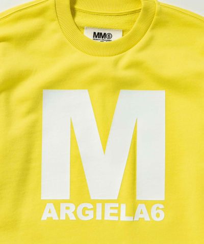 MM6 Maison Margiela(エムエム6 メゾン マルジェラ) Kids & Junior ブランドロゴ長袖スウェットプルオーバー