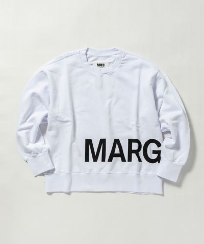 MM6 Maison Margiela(エムエムシックス)Kids & Junior ブランドロゴ長袖スウェットプルオーバー