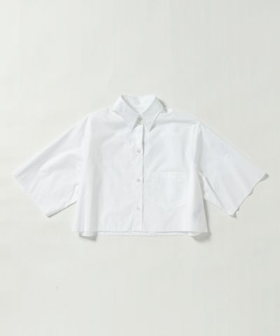 MM6 Maison Margiela(エムエムシックス)Kids & Junior ブランドロゴバックプリントシャツ