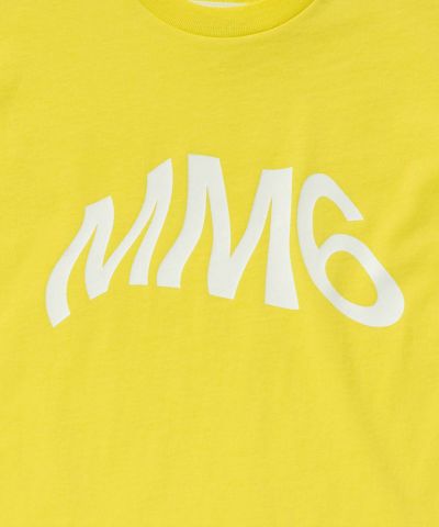 MM6 Maison Margiela(エムエム6 メゾン マルジェラ) Kids & Junior ブランドロゴ半袖Tシャツカットソー