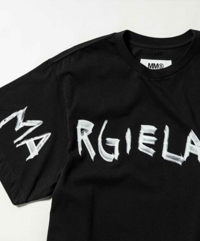 MM6 Maison Margiela(エムエム6 メゾン マルジェラ) Kids & Junior ブランドロゴ半袖Tシャツカットソー
