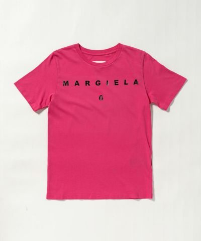 MM6 Maison Margiela(エムエム6 メゾン マルジェラ) Kids & Junior ブランドロゴ半袖Tシャツカットソー