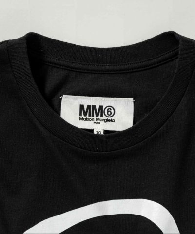 MM6 Maison Margiela(エムエム6 メゾン マルジェラ) Kids & Junior ブランドロゴ半袖Tシャツカットソー