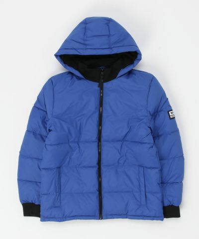 DIESEL(ディーゼル)Kids & Junior バックプリントブランドロゴダウンジャケットコート