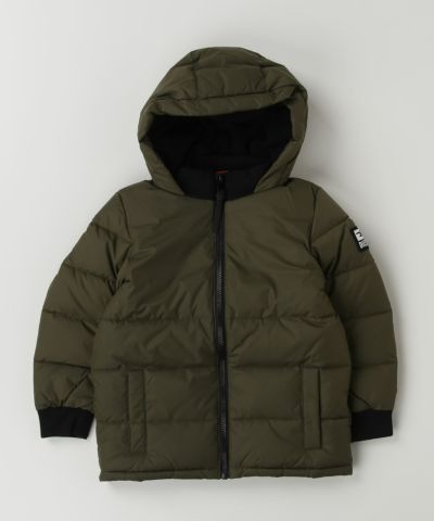 DIESEL(ディーゼル)Kids & Junior バックプリントブランドロゴダウンジャケットコート