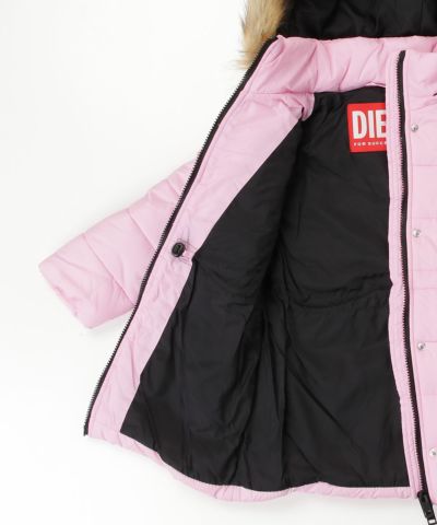 DIESEL(ディーゼル)Kids & Junior ロングファーダウンジャケットコート