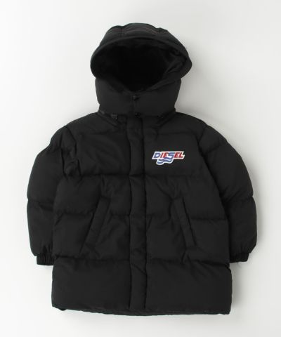 DIESEL(ディーゼル)Kids & Junior ワンポイントブランドロゴダウンジャケットコート