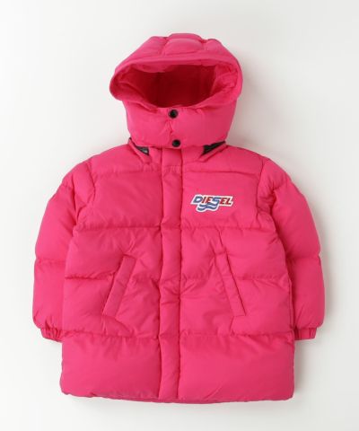 DIESEL(ディーゼル)Kids & Junior ワンポイントブランドロゴダウンジャケットコート