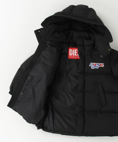 DIESEL(ディーゼル)Kids & Junior ワンポイントブランドロゴダウンジャケットコート