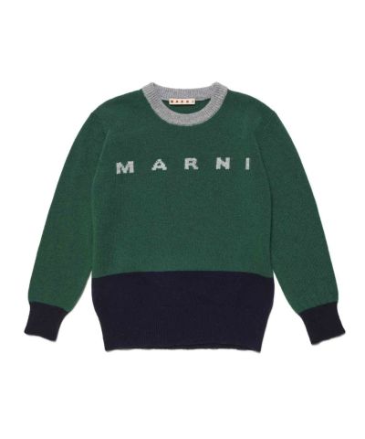 MARNI(マルニ)Kids & Junior ウールブレンドブランドロゴニット