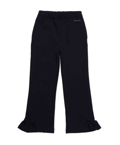 MARNI(マルニ)Kids & Junior ワンポイントブランドロゴフリルスウェットパンツ