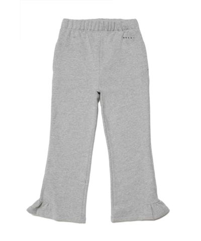 MARNI(マルニ)Kids & Junior ワンポイントブランドロゴフリルスウェットパンツ