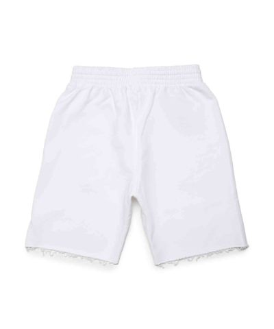 MM6 Maison Margiela(エムエムシックス)Kids & Junior ブランドロゴスウェットショートパンツ