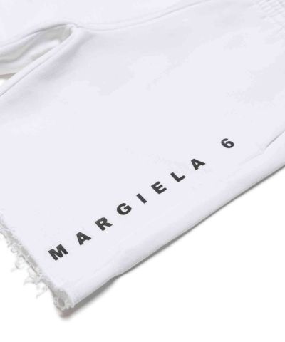 MM6 Maison Margiela(エムエムシックス)Kids & Junior ブランドロゴスウェットショートパンツ