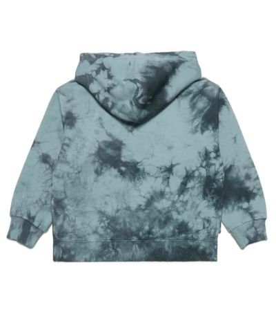MM6 Maison Margiela(エムエムシックス)Kids & Junior ブランドロゴタイダイ柄フーディーパーカー