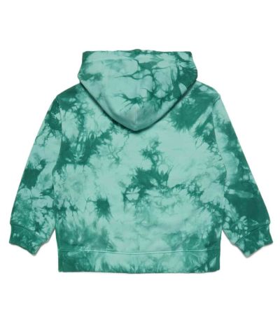 MM6 Maison Margiela(エムエムシックス)Kids & Junior ブランドロゴタイダイ柄フーディーパーカー