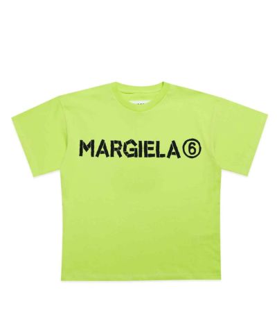 MM6 Maison Margiela(エムエムシックス)Kids & Junior ブランドロゴ半袖Tシャツカットソー