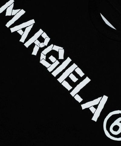MM6 Maison Margiela(エムエムシックス)Kids & Junior ブランドロゴ半袖Tシャツカットソー